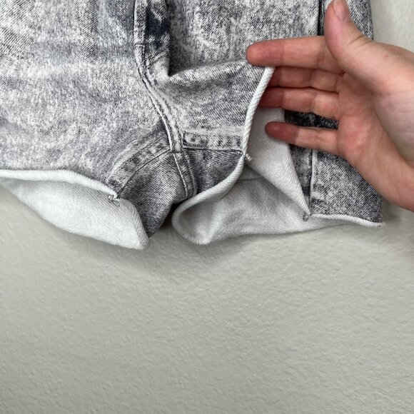 Rag and Bone Acid Wash Miramar Printed Denim Cotton Shorts XXS - Picture 4 of 12